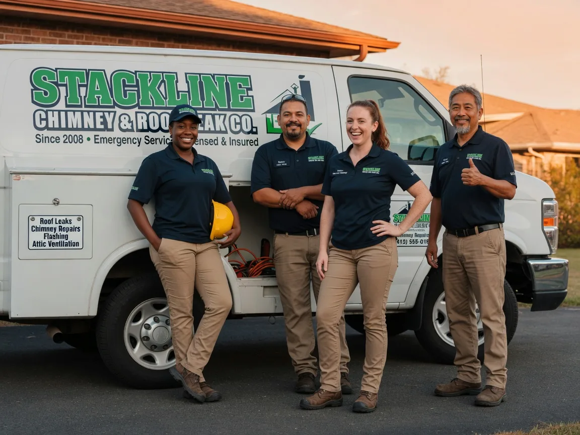 Chimney flashing repair company in Greensboro, NC